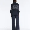 Giacca lunga a righe marinare in modal Soft Touch Giacca lunga a righe marinare in modal Soft Touch