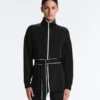 Giacca lunga con bordino in modal Soft Touch Giacca lunga con bordino in modal Soft Touch