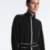 Giacca lunga con bordino in modal Soft Touch Giacca lunga con bordino in modal Soft Touch