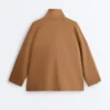Giacca lunga effetto neoprene Giacca lunga effetto neoprene