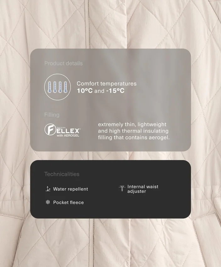 Giacca lunga imbottita Fellex® Aerogel Giacca lunga imbottita Fellex® Aerogel