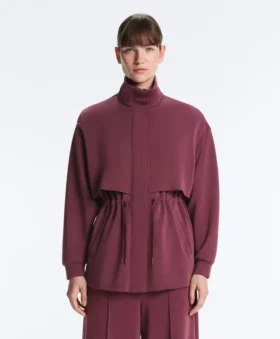 Giacca lunga Soft Touch con modal e tasche