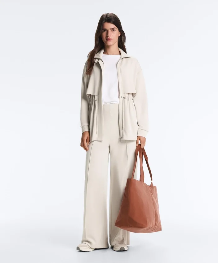 Giacca lunga Soft Touch con modal e tasche Giacca lunga Soft Touch con modal e tasche
