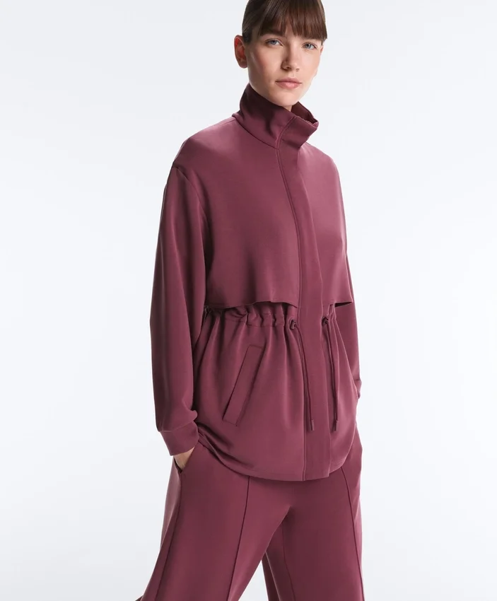 Giacca lunga Soft Touch con modal e tasche Giacca lunga Soft Touch con modal e tasche