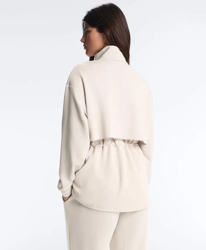 Giacca lunga Soft Touch con modal e tasche Giacca lunga Soft Touch con modal e tasche