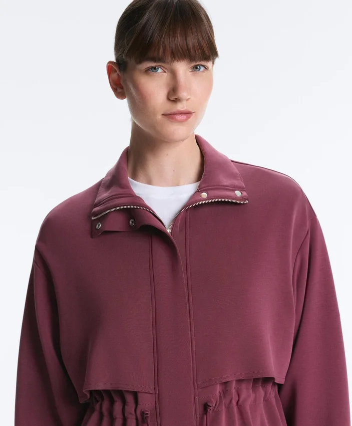 Giacca lunga Soft Touch con modal e tasche Giacca lunga Soft Touch con modal e tasche