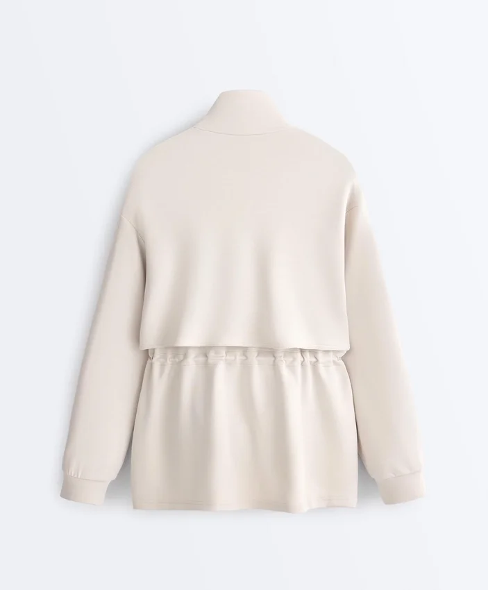 Giacca lunga Soft Touch con modal e tasche Giacca lunga Soft Touch con modal e tasche