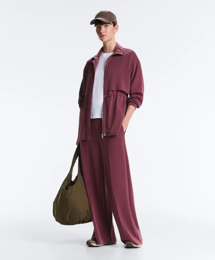 Giacca lunga Soft Touch con modal e tasche Giacca lunga Soft Touch con modal e tasche