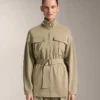 Giacca lunga Soft Touch in modal con cintura Giacca lunga Soft Touch in modal con cintura