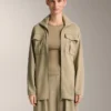 Giacca lunga Soft Touch in modal con cintura Giacca lunga Soft Touch in modal con cintura