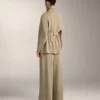 Giacca lunga Soft Touch in modal con cintura Giacca lunga Soft Touch in modal con cintura