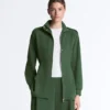 Giacca lunga utility con cintura in twill Giacca lunga utility con cintura in twill