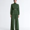 Giacca lunga utility con cintura in twill Giacca lunga utility con cintura in twill