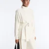 Giacca lunga utility con cintura in twill Giacca lunga utility con cintura in twill