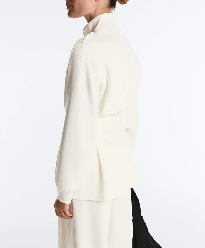 Giacca lunga utility con cintura in twill Giacca lunga utility con cintura in twill