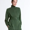 Giacca lunga utility con cintura in twill Giacca lunga utility con cintura in twill