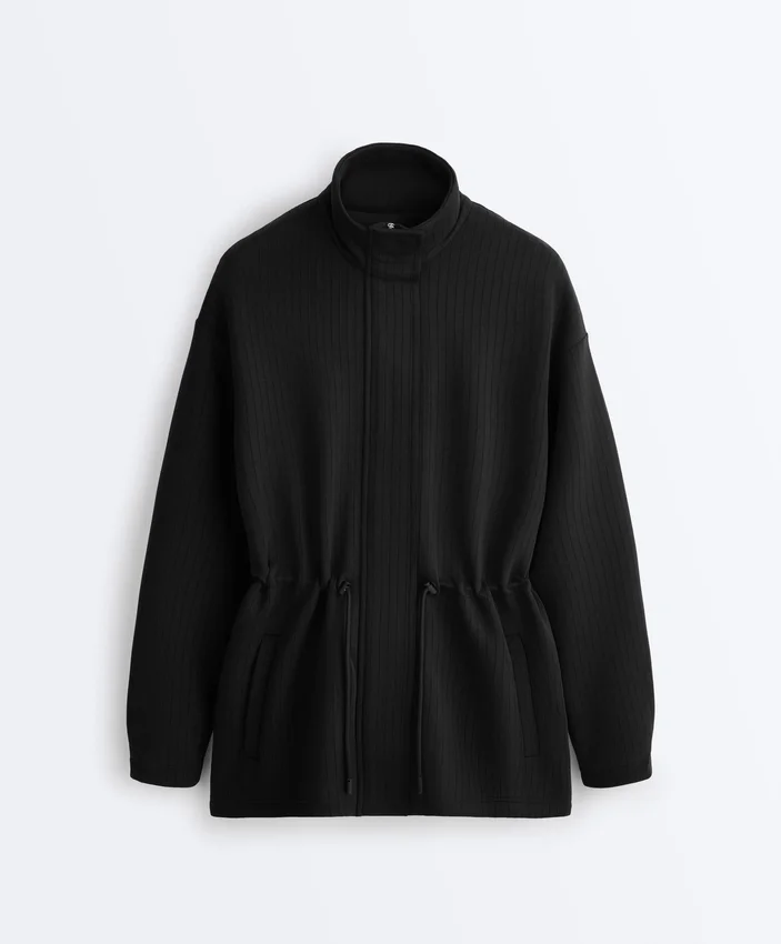Giacca lunga utility in modal Soft Touch Giacca lunga utility in modal Soft Touch