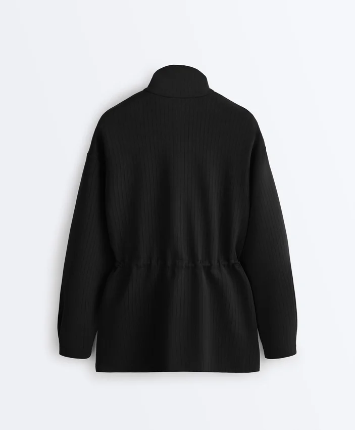 Giacca lunga utility in modal Soft Touch Giacca lunga utility in modal Soft Touch