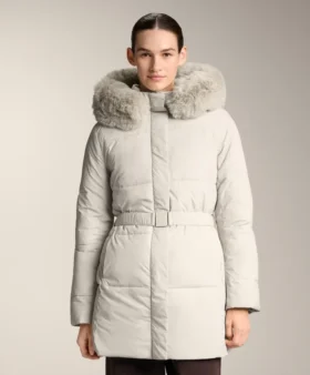 Giacca midi imbottita in Primaloft® idrorepellente