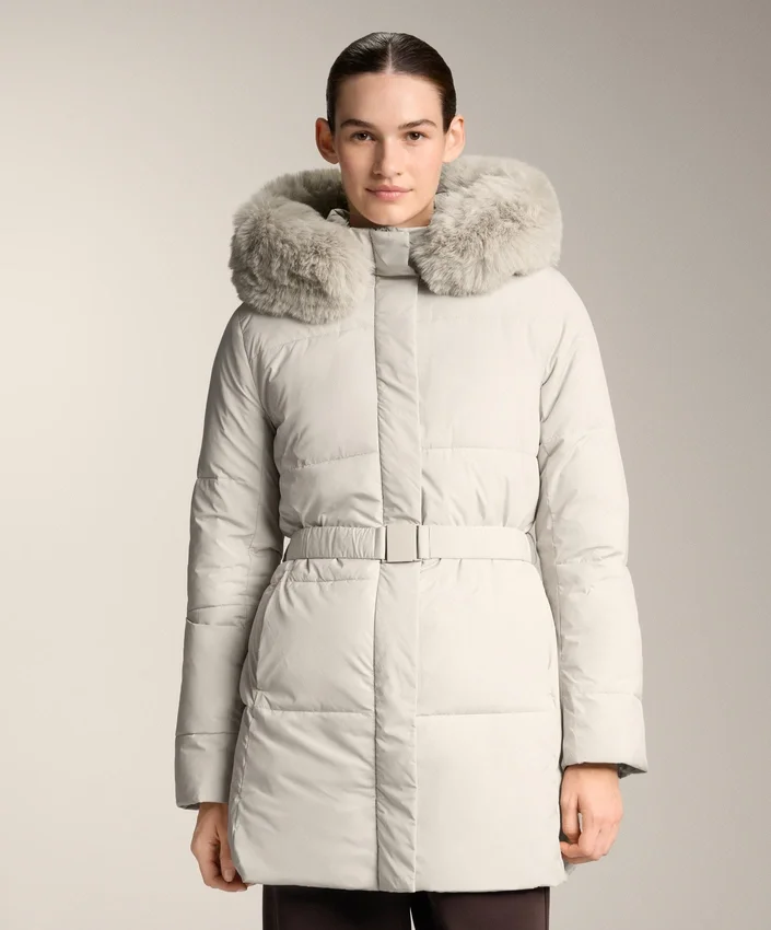 Giacca midi imbottita in Primaloft® idrorepellente Giacca midi imbottita in Primaloft® idrorepellente
