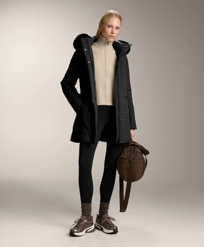 Giacca midi imbottita in Primaloft® idrorepellente Giacca midi imbottita in Primaloft® idrorepellente