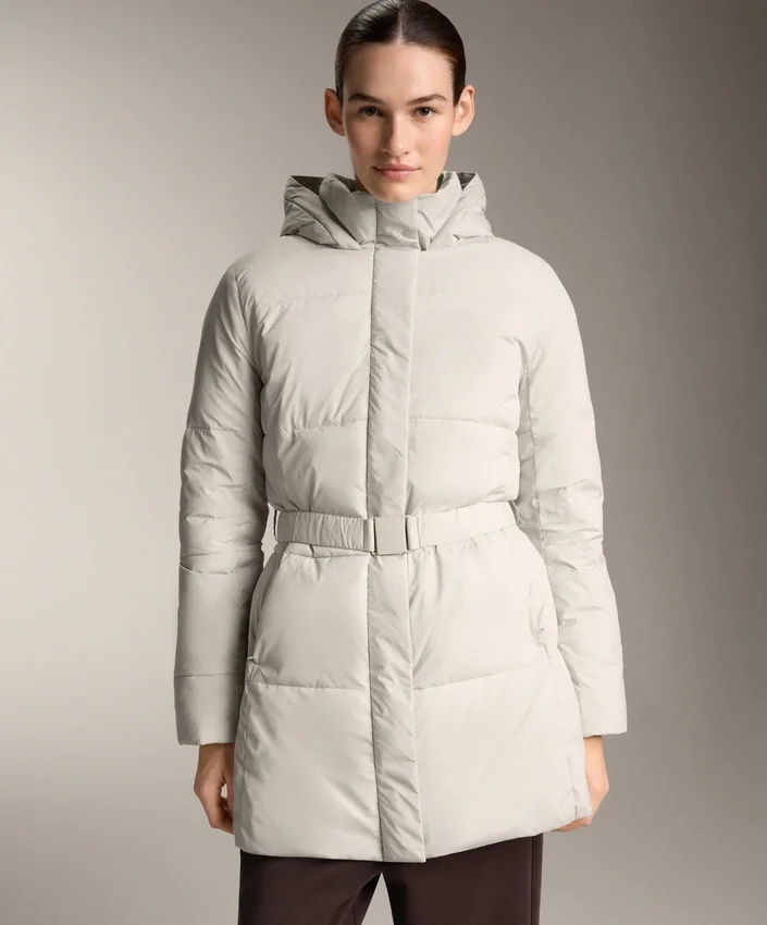 Giacca midi imbottita in Primaloft® idrorepellente Giacca midi imbottita in Primaloft® idrorepellente
