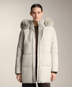 Giacca midi imbottita in Primaloft® idrorepellente