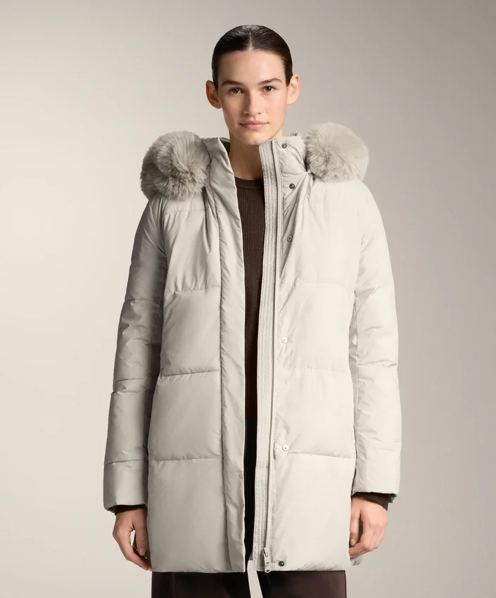 Giacca midi imbottita in Primaloft® idrorepellente Giacca midi imbottita in Primaloft® idrorepellente