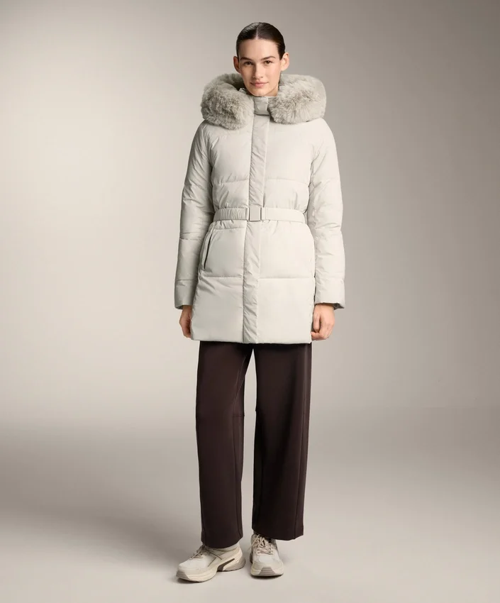 Giacca midi imbottita in Primaloft® idrorepellente Giacca midi imbottita in Primaloft® idrorepellente