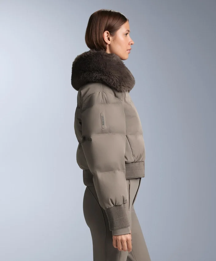 Giacca Minardi Piume Ski idrorepellente 80% piumino e 20% piume Giacca Minardi Piume Ski idrorepellente 80% piumino e 20% piume