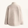 Giacca oversize in finta pelle di montoni Giacca oversize in finta pelle di montoni