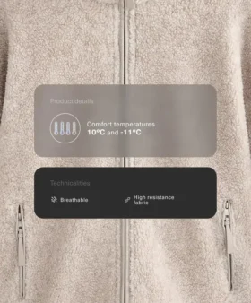 Giacca oversize in finta pelle di montoni