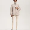 Giacca oversize in finta pelle di montoni Giacca oversize in finta pelle di montoni