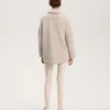 Giacca oversize in finta pelle di montoni Giacca oversize in finta pelle di montoni