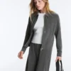 Giacca Soft Touch in modal morbido con cintura