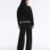 Giacca squadrata effetto neoprene