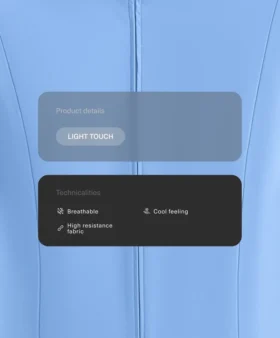 Giacca tecnica corta e Light Touch