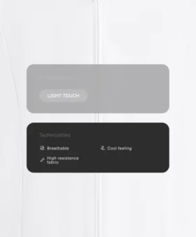 Giacca tecnica corta e Light Touch