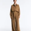 Giacca utility in twill con cintura Giacca utility in twill con cintura