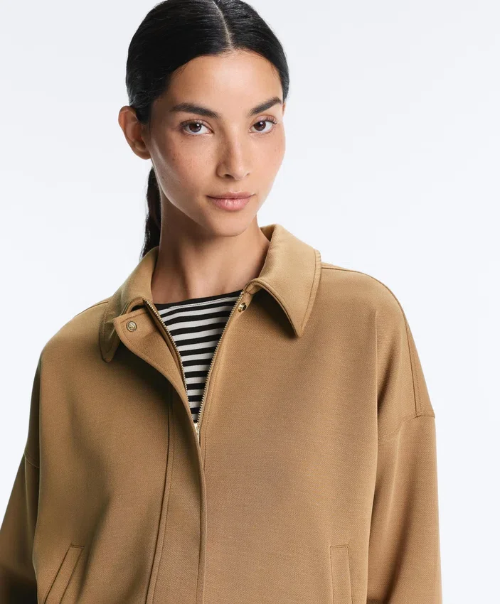 Giacca utility in twill con cintura Giacca utility in twill con cintura
