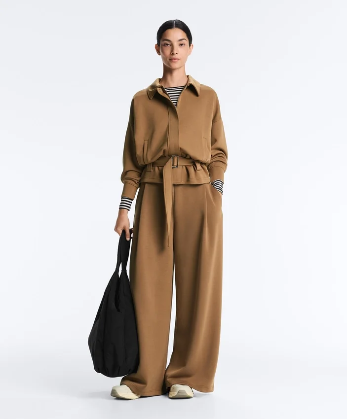 Giacca utility in twill con cintura Giacca utility in twill con cintura