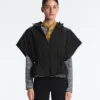 Gilet imbottito con cappuccio