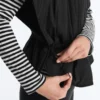 Gilet imbottito con cappuccio