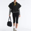 Gilet imbottito con cappuccio