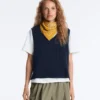 Gilet in maglia con scollo a V Gilet in maglia con scollo a V