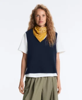 Gilet in maglia con scollo a V