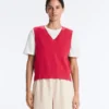 Gilet in maglia con scollo a V Gilet in maglia con scollo a V