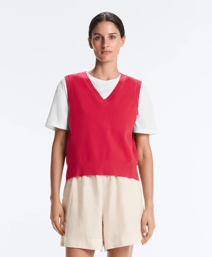 Gilet in maglia con scollo a V Gilet in maglia con scollo a V