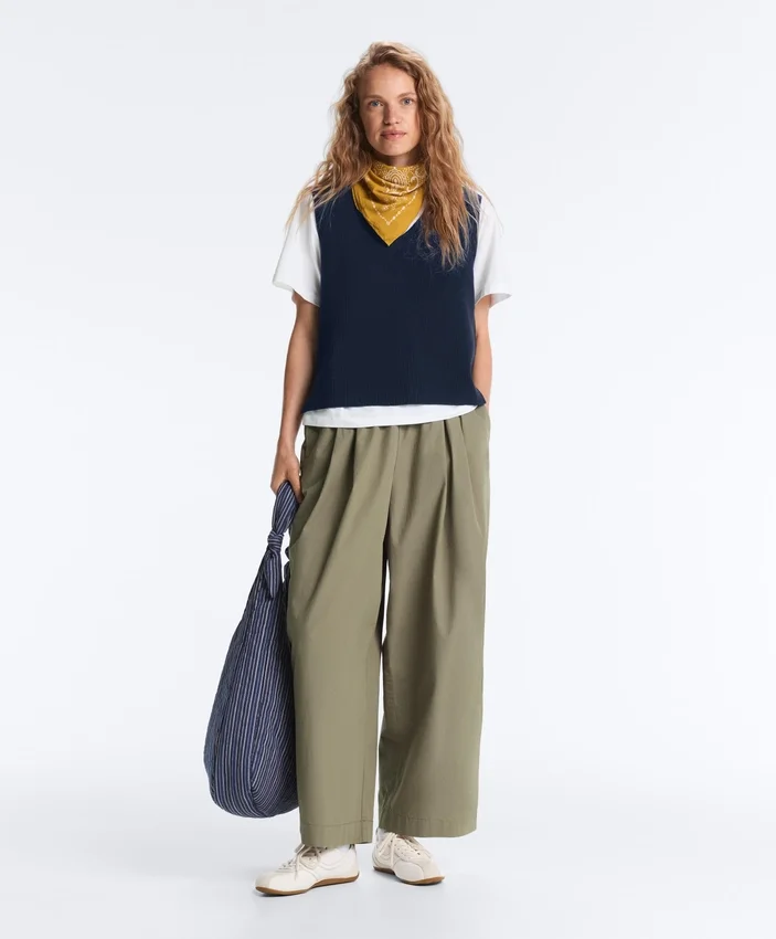 Gilet in maglia con scollo a V Gilet in maglia con scollo a V