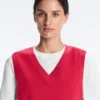 Gilet in maglia con scollo a V Gilet in maglia con scollo a V